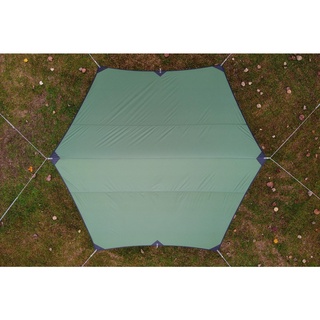 Hexa Tarp 4,4m × 4m + bộ trụ 2m (chống thấm mưa)