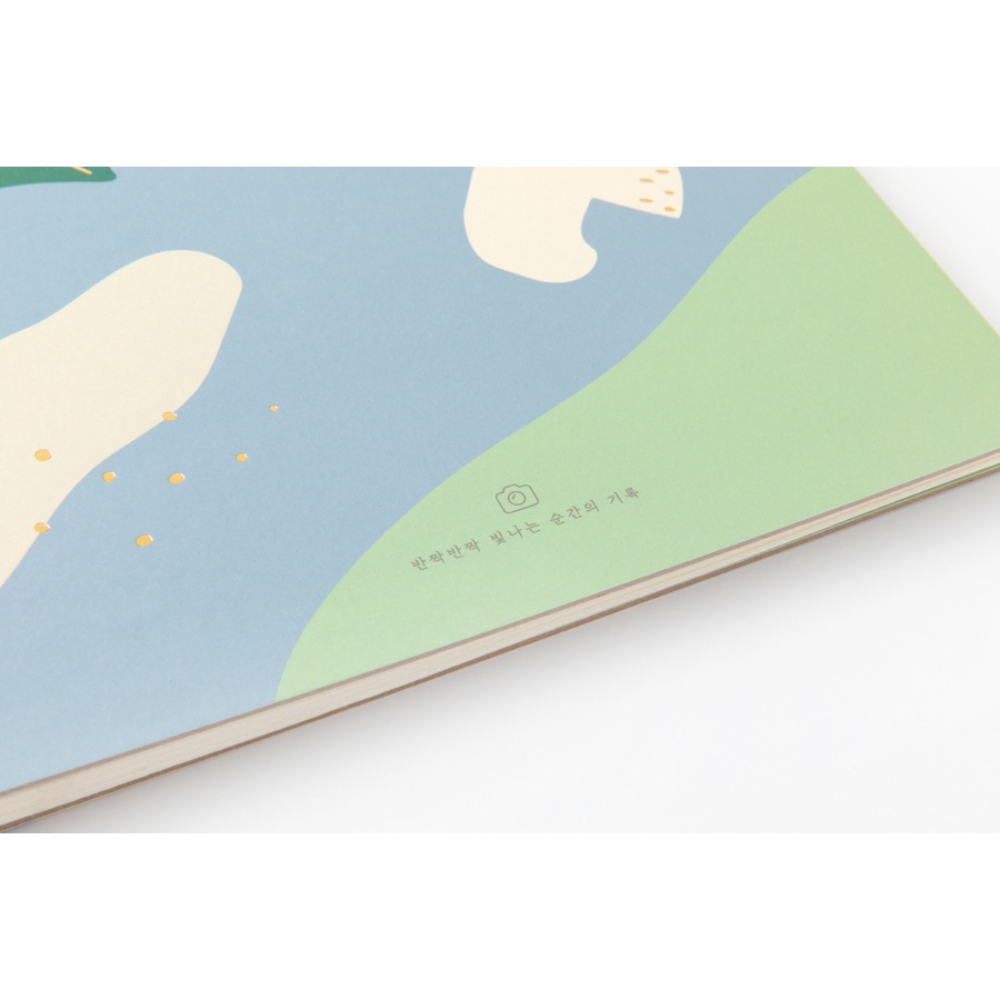 Binder Collect Book ARTBOX Hàn Quốc Đựng Ảnh Kỉ Niệm Đóng Gáy Lò Xo In Graphic Thiên Nhiên
