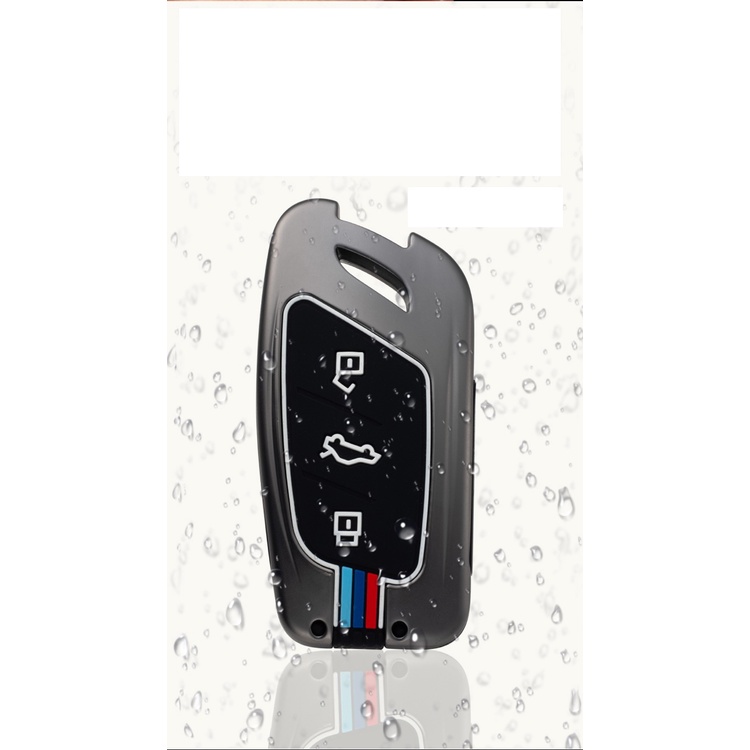 Ốp khóa kim loại cao cấp dáng thể thao xe ô tô MG-MG ZS, MG HS, MG5 2022 bảo vệ chìa khóa chịu va đập tốt - otofunmoclan