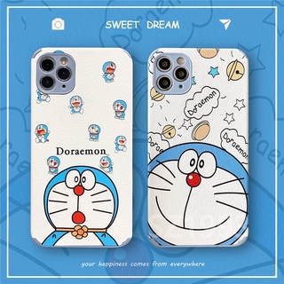 Ốp điện thoại mềm da cừu họa tiết Doraemon cho iPhone 12 Mini 12 Pro Max 11 Pro Max X XS XR XSMax 8 7 6 6s Plus SE 2020