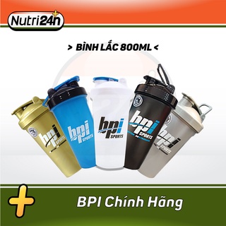 Bình lắc shaker bpi sports standard shaker có quai 800ml - chính hãng 100%