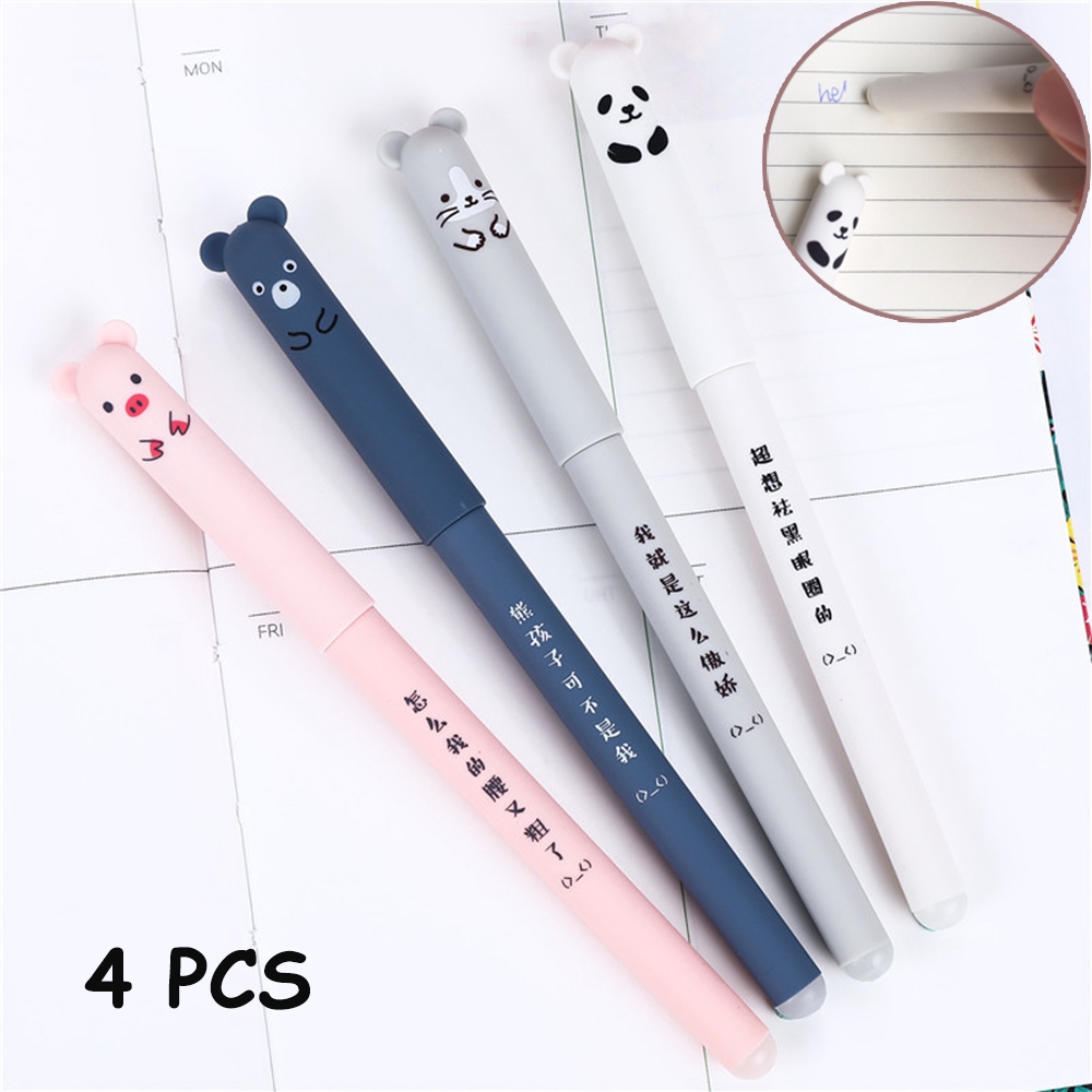 Set 4 Bút Mực 0.35mm Có Thể Xóa Được