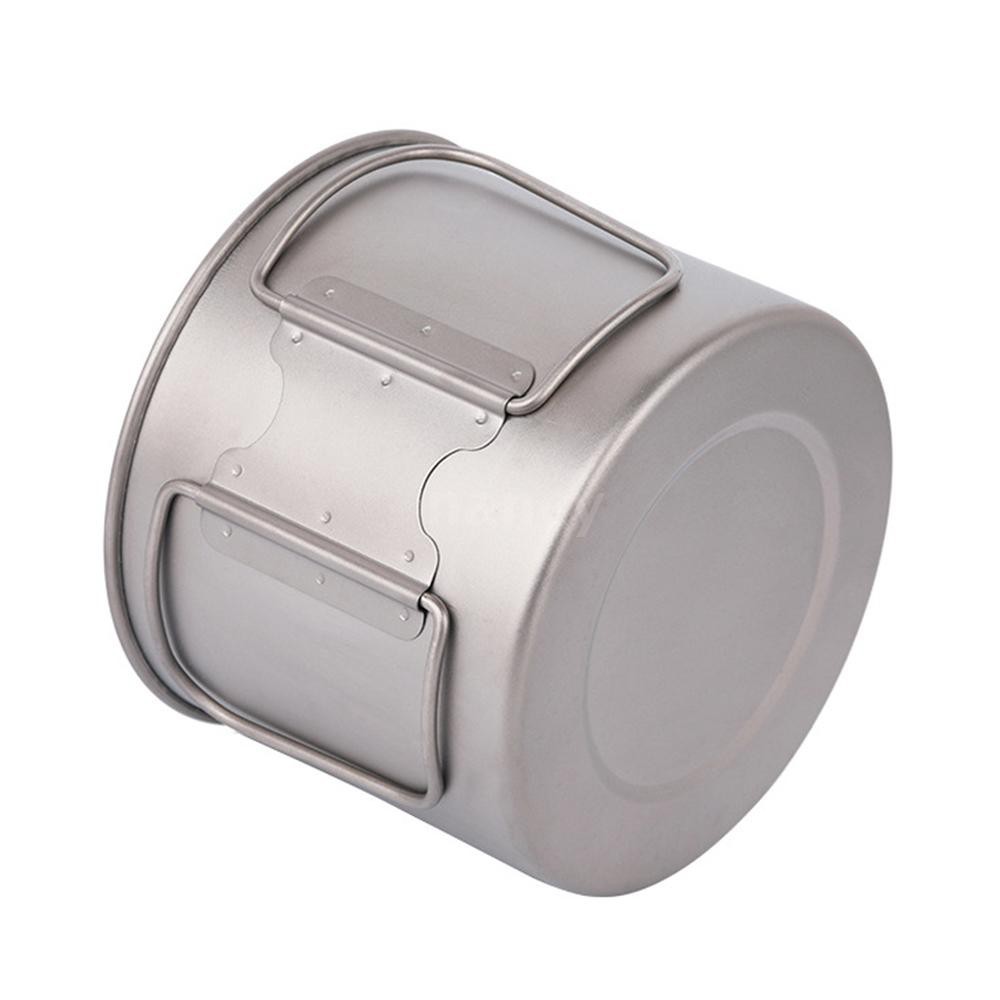 Set nồi 900ml + chảo 350ml titan siêu nhẹ có quai cầm tiện dụng đi cắm trại