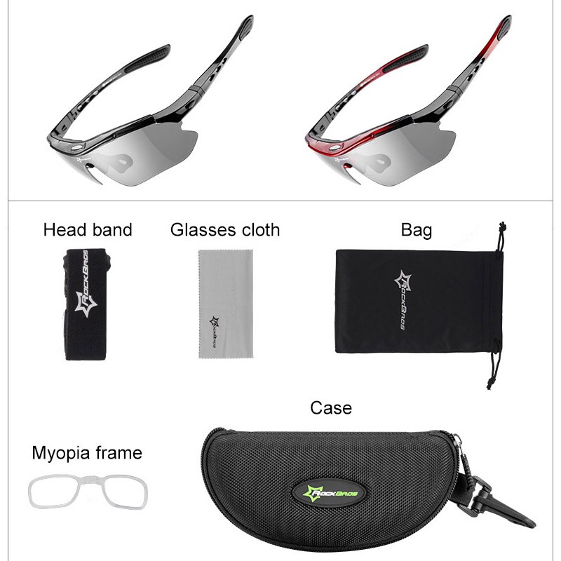 Kính Mát Rockbros Uv400 Chuyên Dụng Dùng Đi Xe Đạp