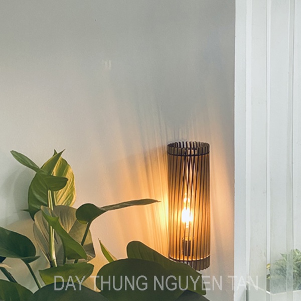 Đèn treo tường decor trang trí, đèn dây thừng trang trí