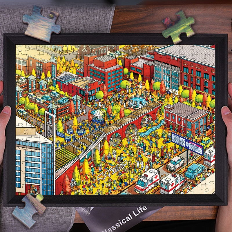 Bộ Đồ Chơi Xếp Hình 7 Mảnh Phát Triển Trí Thông Minh Cho Bé 1-6 Tuổi