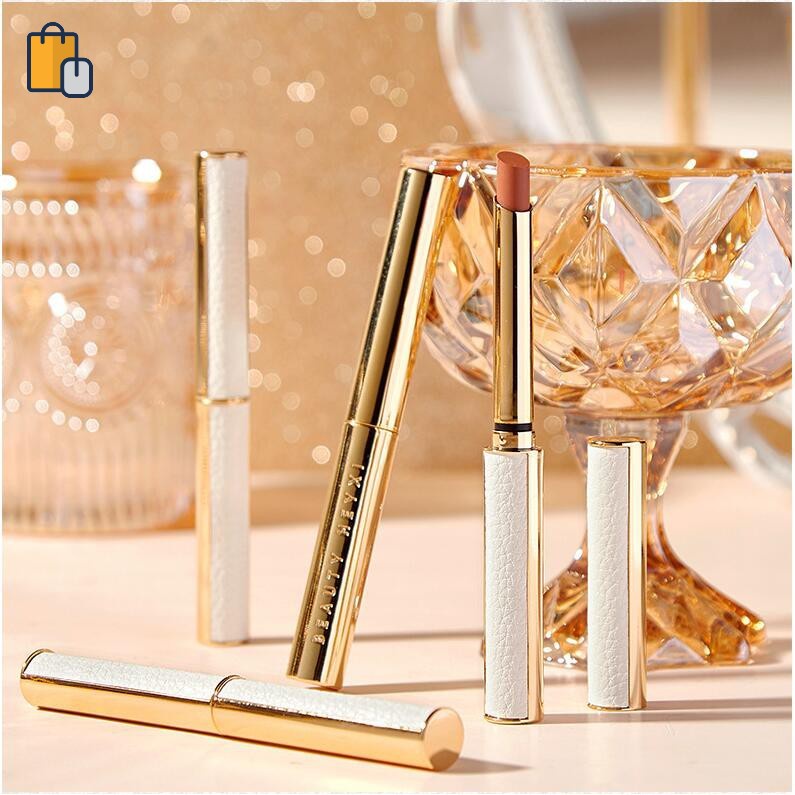 [Hàng mới về] Son sáp lì vỏ da sang chảnh HEYXI BEAUTY cao cấp lên màu chuẩn lì không trôi nội địa Trung YR OUYOU