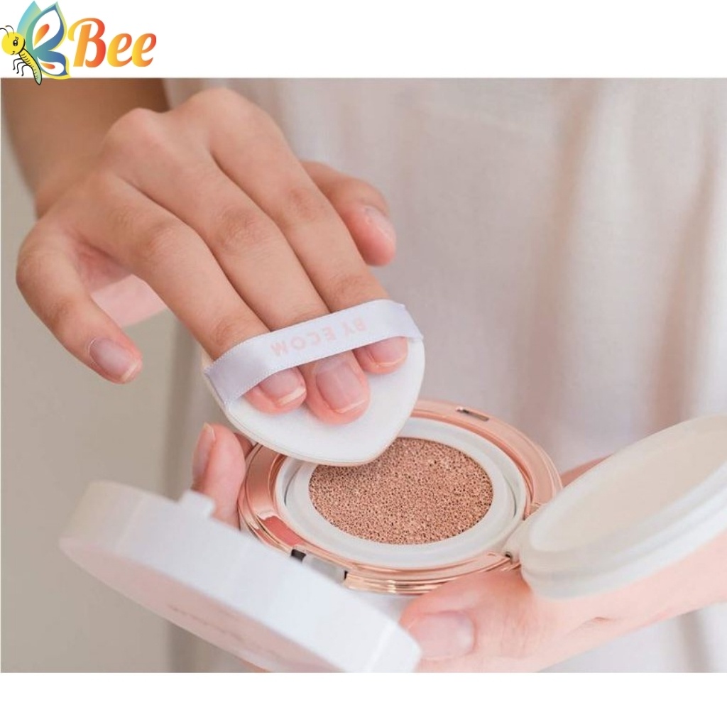 Phấn nước By Ecom Honey Glow Cover Cushion 12g #21 Light Beige #23 Natural Beige | BigBuy360 - bigbuy360.vn