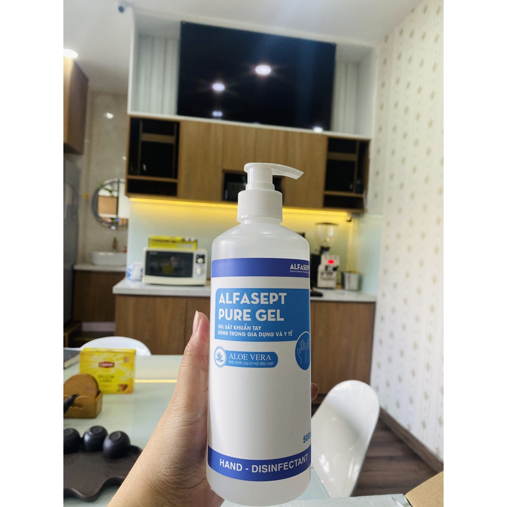 Dung dịch Gel sát khuẩn tay nhanh y tế (ALFASEPT PURE GEL) 500ml