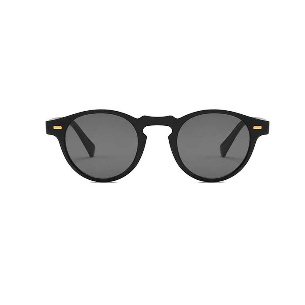 Kính Chống Nắng VANES1 Gọng Tròn In Họa Tiết Da Báo Bằng Kim Loại Phong Cách Punk Hàn Quốc Cho Nam