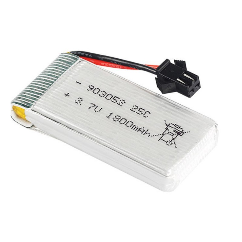 Pin sạc 3.7v 1800mah cổng nối SM dùng cho flycam