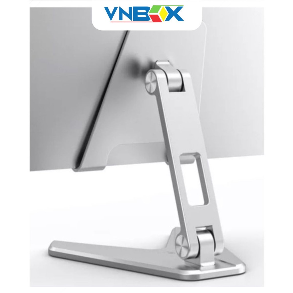Giá đỡ điện thoại máy tính bảng tablet P10, P25, P15, P47 cho iPhone, iPad, Surface từ hợp kim nhôm, có thẻ gấp gọn