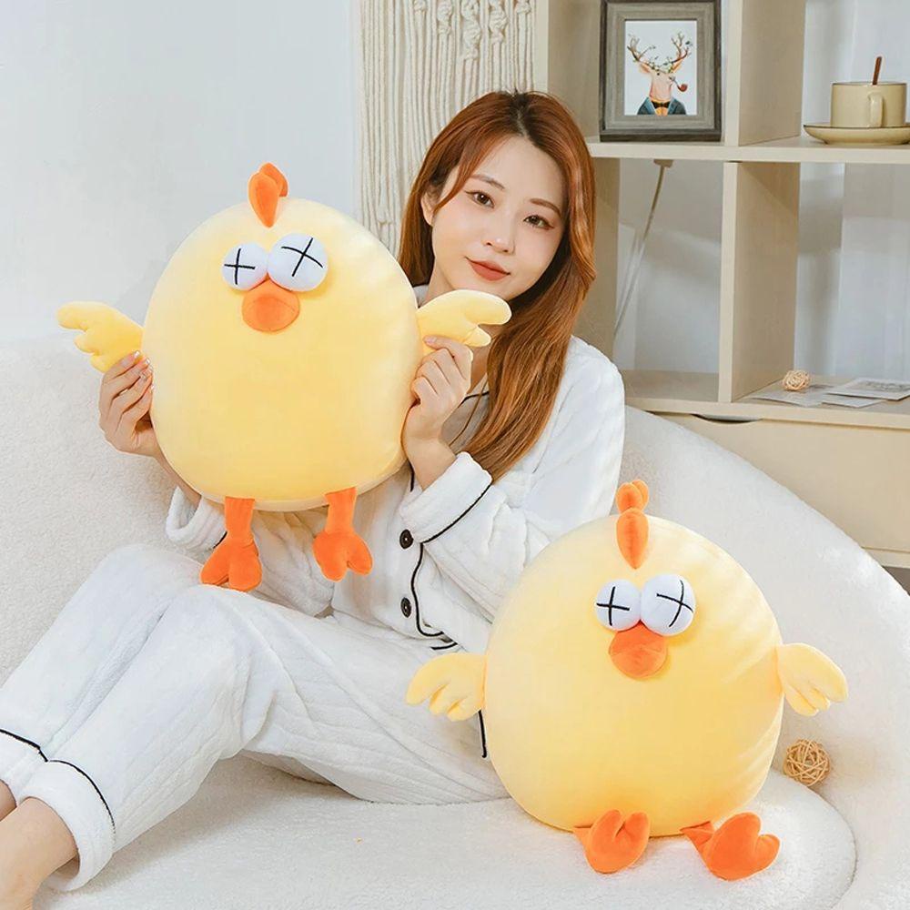 Đồ Chơi Nhồi Bông Hình Gà Đẻ Trứng Hoạt Hình Dành Cho Trẻ Em