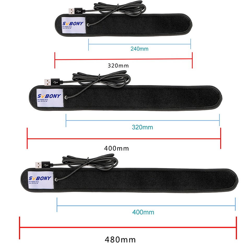 Dải làm nóng SVBONY SV172 điều chỉnh nhiệt độ ống kính máy ảnh/ kính viễn vọng 240/320/400mm