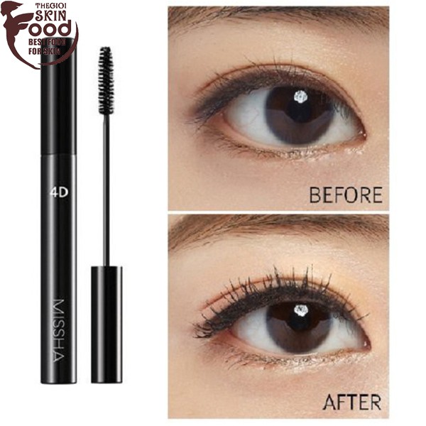 Mascara làm dày mi, không lem, không trôi Hàn Quốc Missha 4D Mascara 7g
