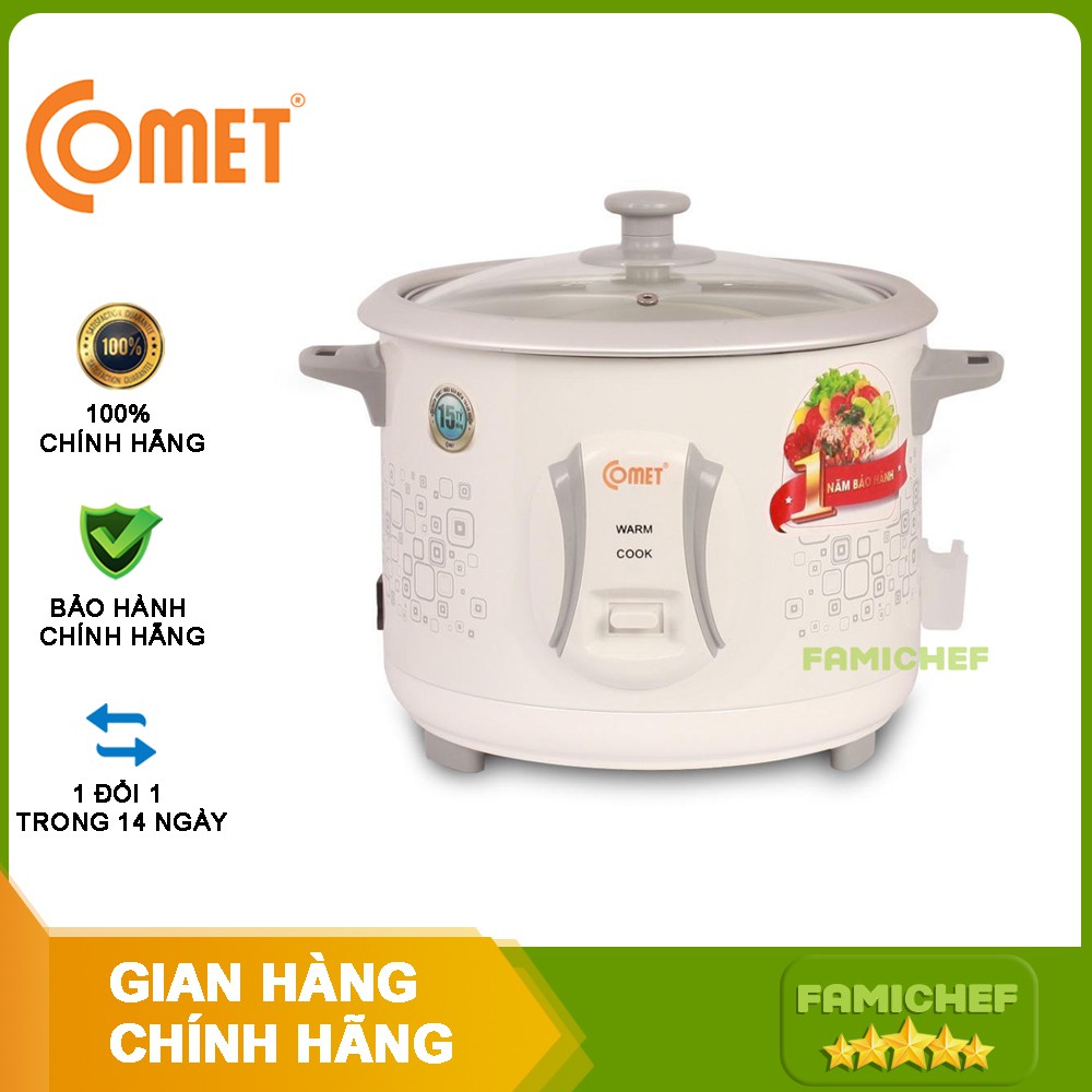 Nồi cơm điện nắp rời Comet CM8021 1.8 lít