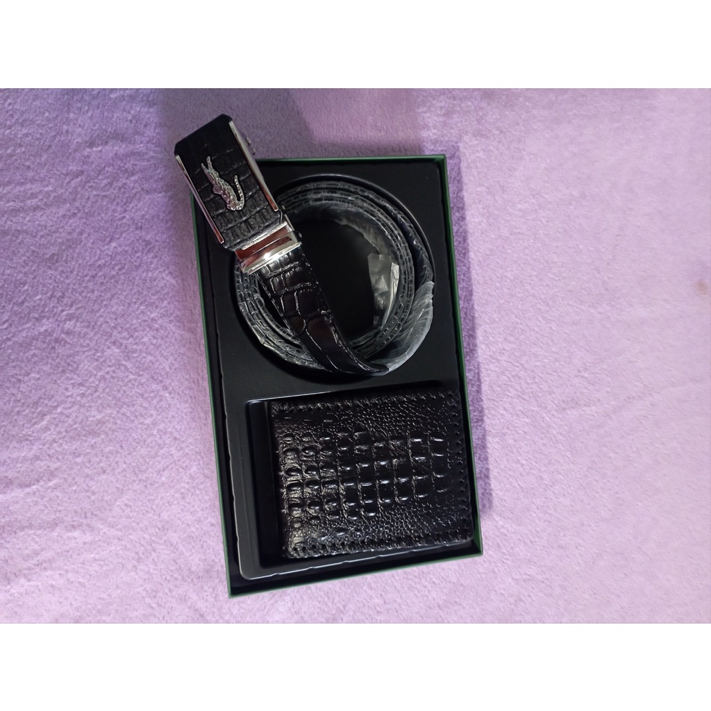 Set ví dây nịch nam Pe.dro/Combo ví dây thắt lưng nam