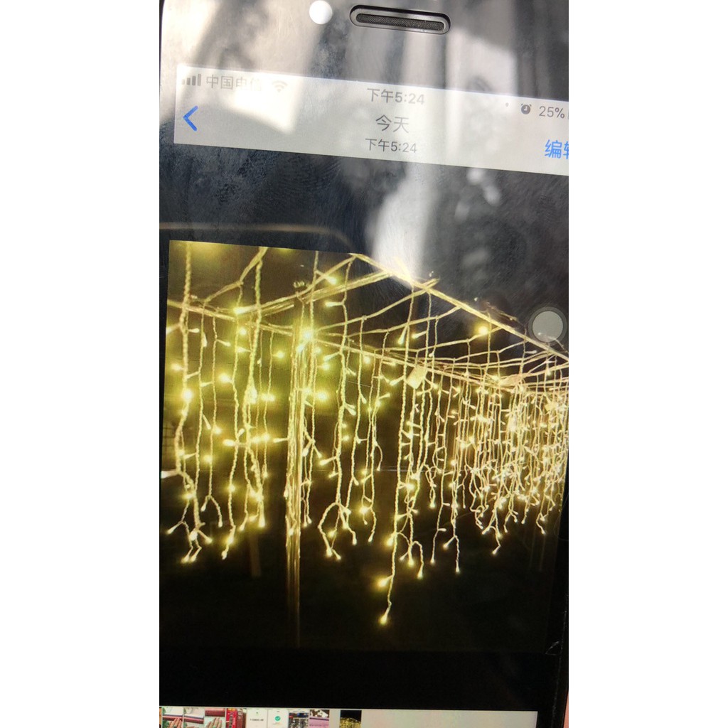 ĐÈN NHÁY THẢ MÀNH DÀI 6M, 24 SỢI MÀNH