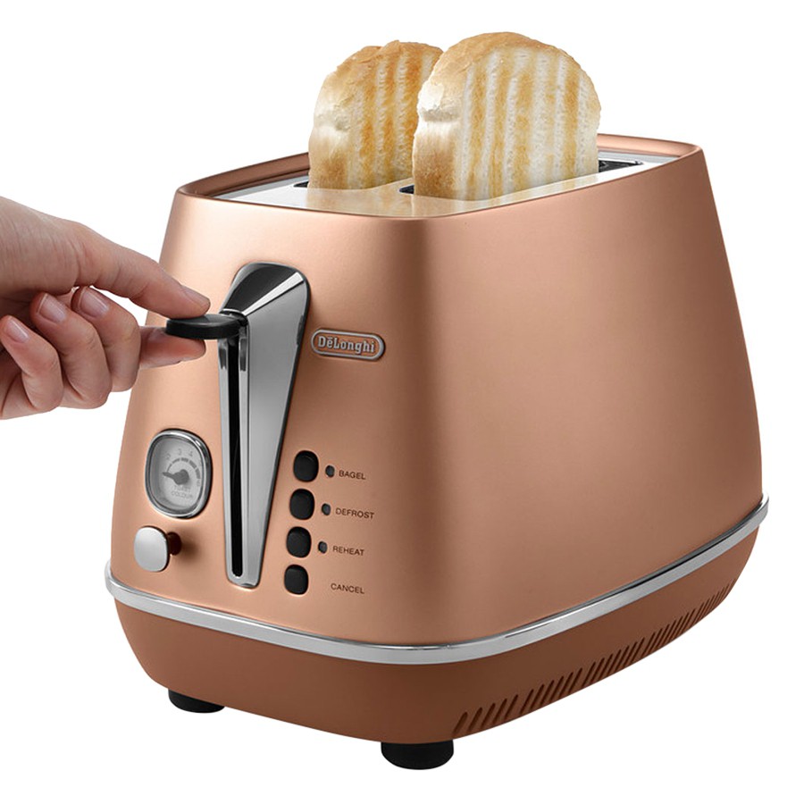 Máy Nướng Bánh Mì Distinta Delonghi CTI 2103.CP (900W)