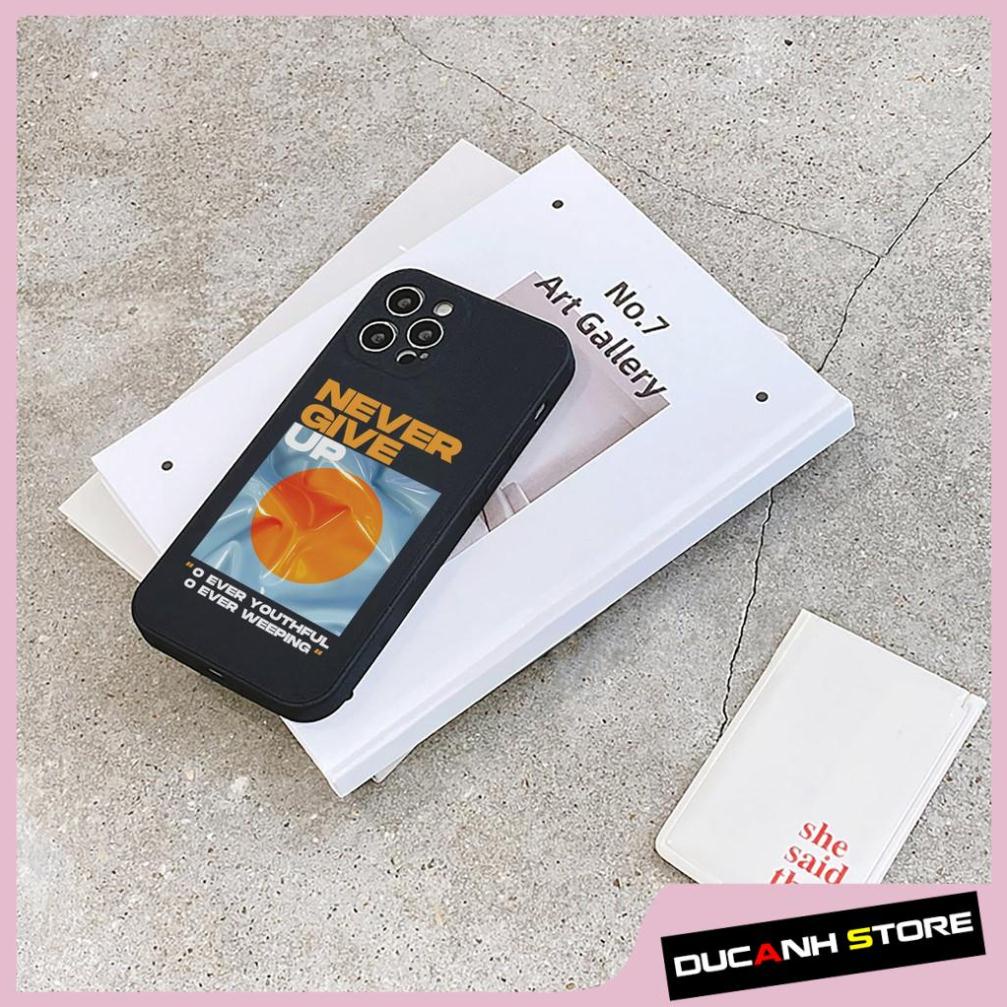 Ốp lưng iphone Never cạnh vuông 6/6plus/6s/6splus/7/7plus/8/8plus/x/xr/xs/11/12/13/pro/max/plus/promax T8