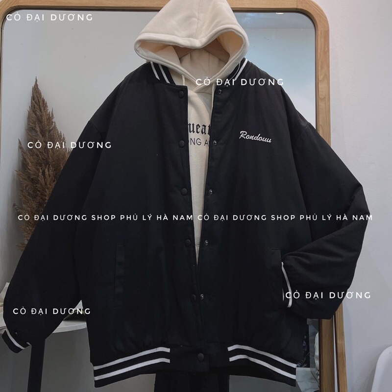 áo khoác bomber trần bông rondouu | BigBuy360 - bigbuy360.vn