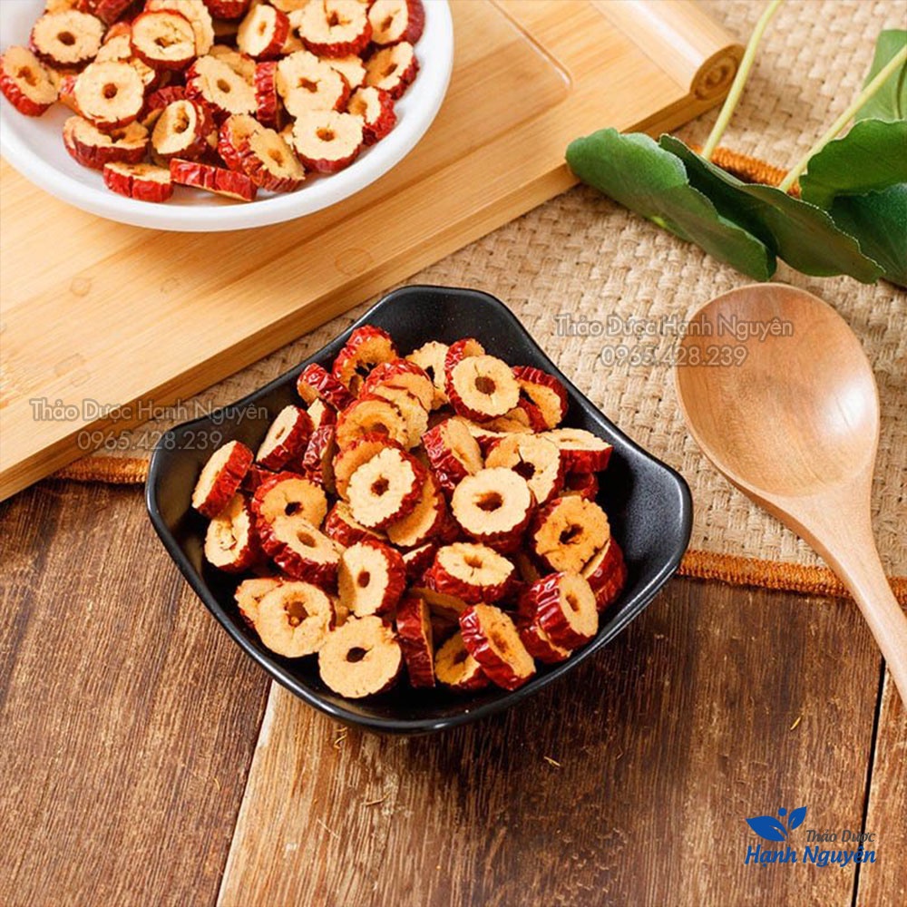 Táo đỏ thái lát sấy khô 1kg (Trà táo đỏ, dưỡng nhan, bổ dưỡng) - Thảo Dược Hạnh Nguyên