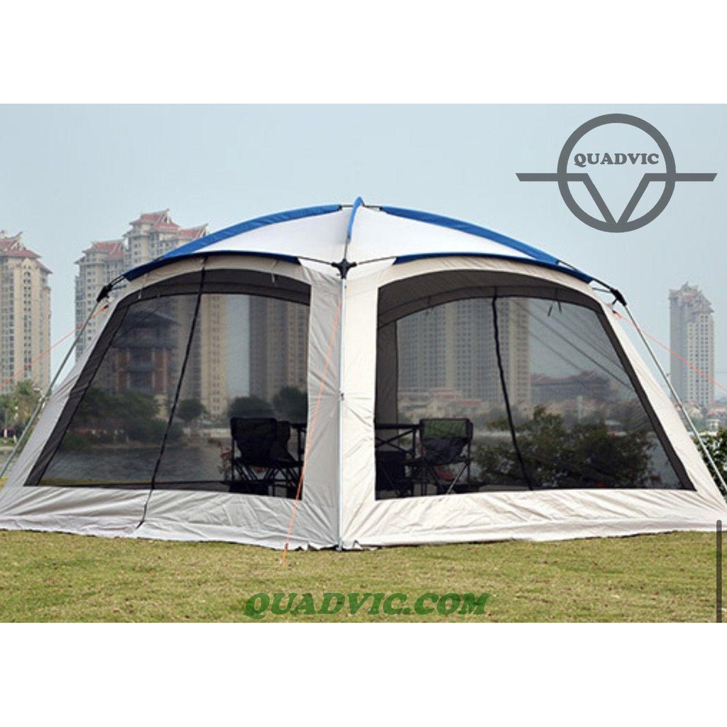 Lều lưới cắm trại loại lớn du lịch dã ngoại 3.6mx3.6mx2.2m QUADVIC.COM