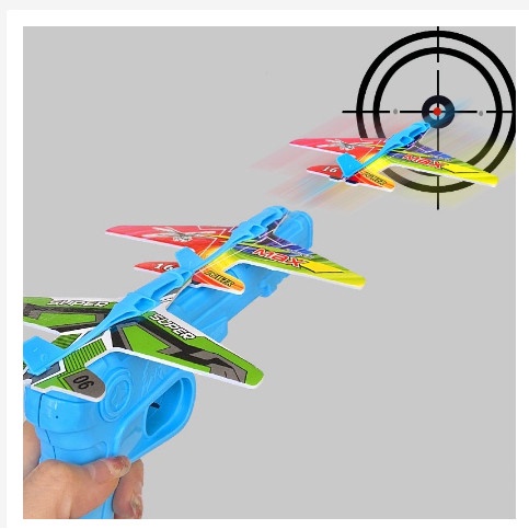 Máy bắn máy bay mô hình nhiều màu sắc vui nhộn cho bé