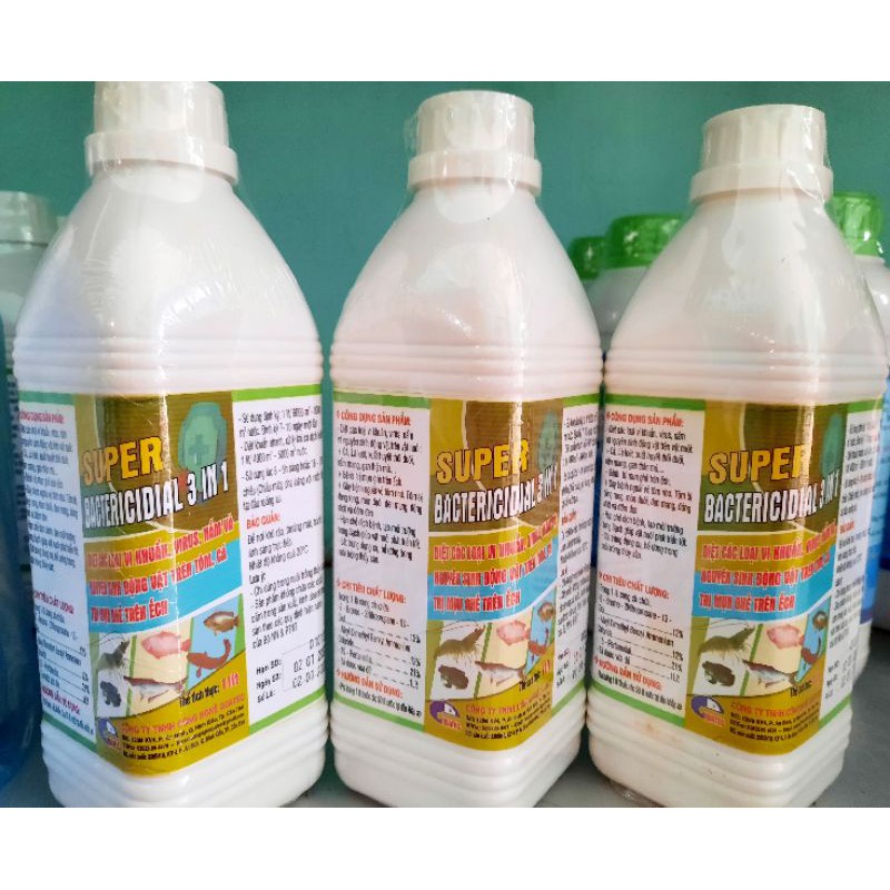 Super 3.1 diệt khuẩn, nấm, virus và nguyên sinh động vật trên tôm cá