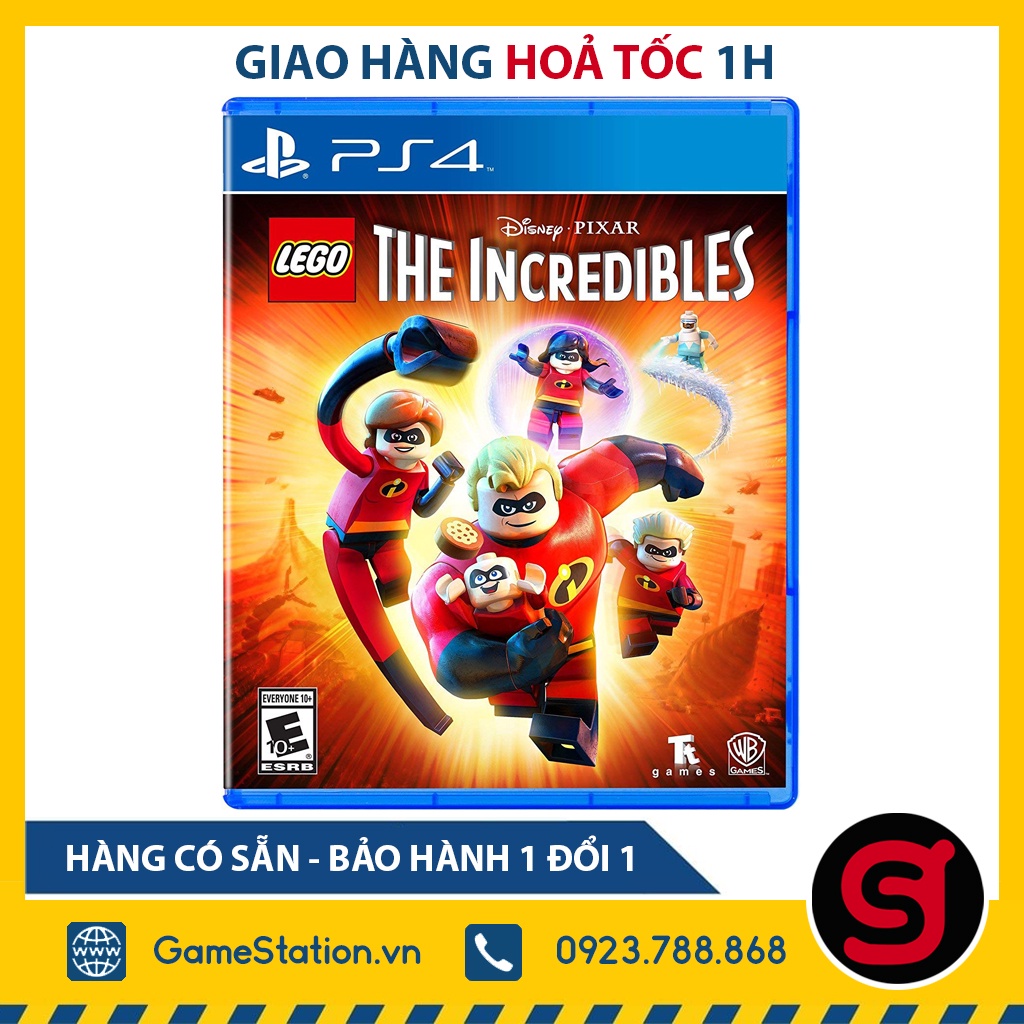 Đĩa Game PS4:  Lego Disney Pixar's The Incredibles