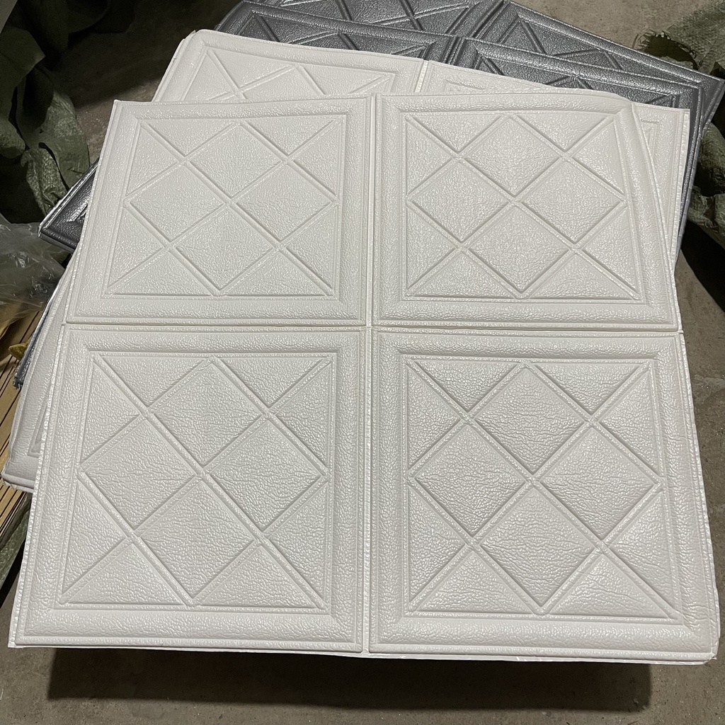 Xốp Dán Tường Giả Da P8 Dày 8mm - Phủ bóng cao cấp | BigBuy360 - bigbuy360.vn