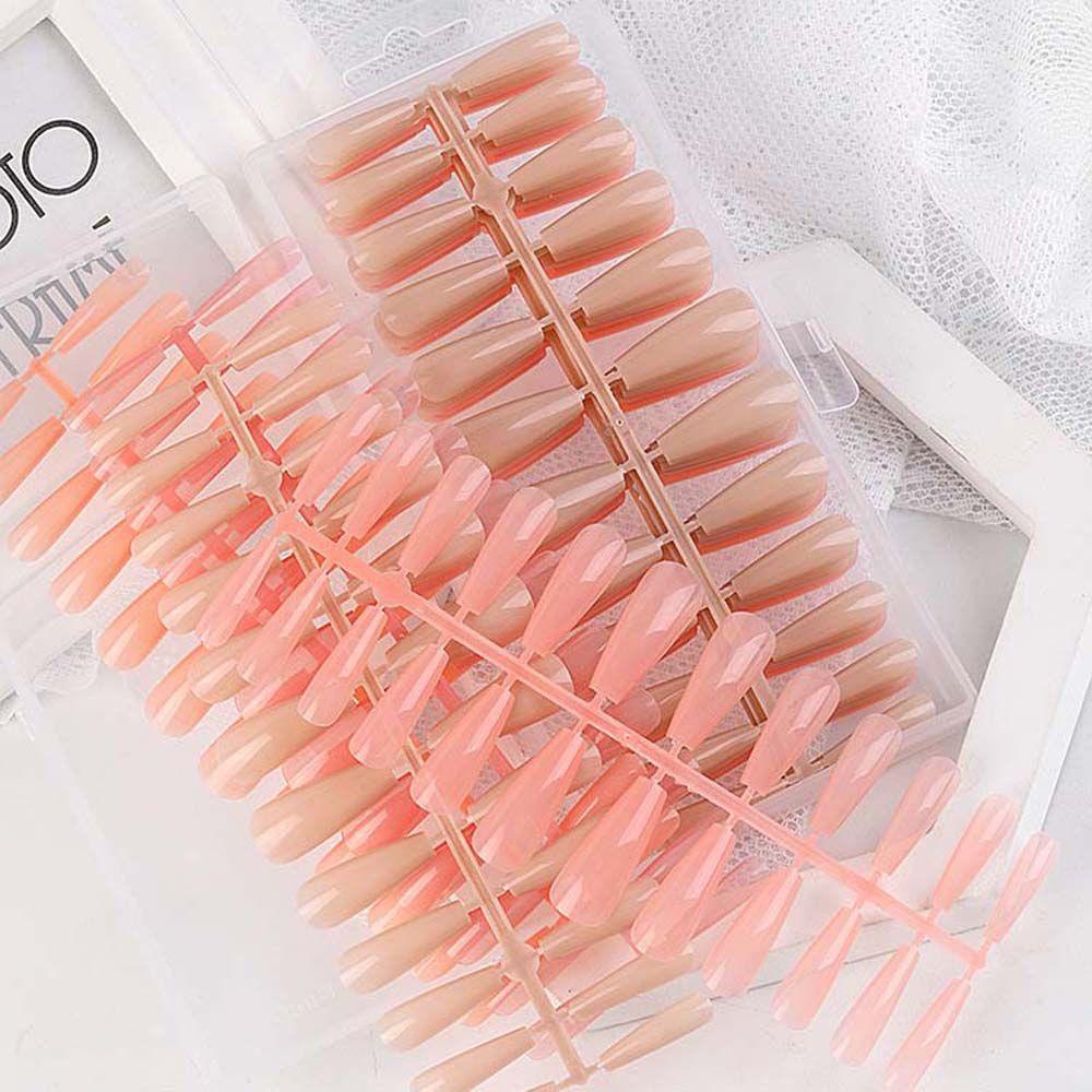 Bộ Móng Tay Giả Màu Sắc Trơn Có Thể Tháo Rời Dùng Để Múa Ba Lê