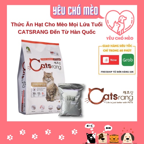 Thức ăn hạt cho mèo Catsrang Hàn Quốc 1Kg Đồ Ăn Hạt Mèo Khô Cho Mèo