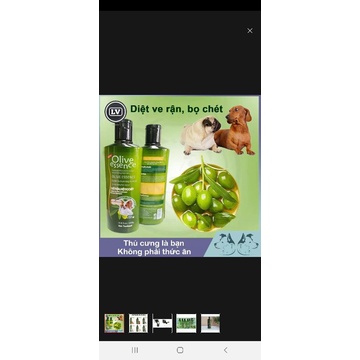 Sữa tắm chó mèo diệt ve bọ