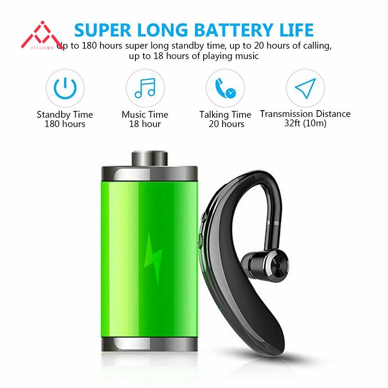 Tai nghe thể thao không dây S109 bluetooth 5.0 micro HD chống ồn rảnh tay cho điện thoại di động
