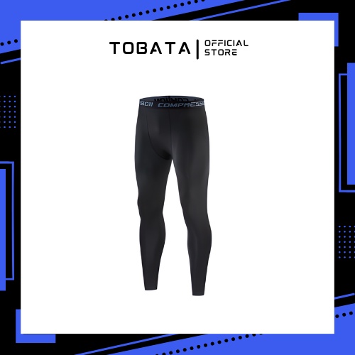 Quần giữ nhiệt nam quần legging nam đá bóng tập gym Tobata Q01