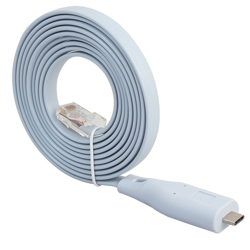 New Stock Type C USB C to RJ45 Console Cable for Windows 8/7 Vista MAC Linux