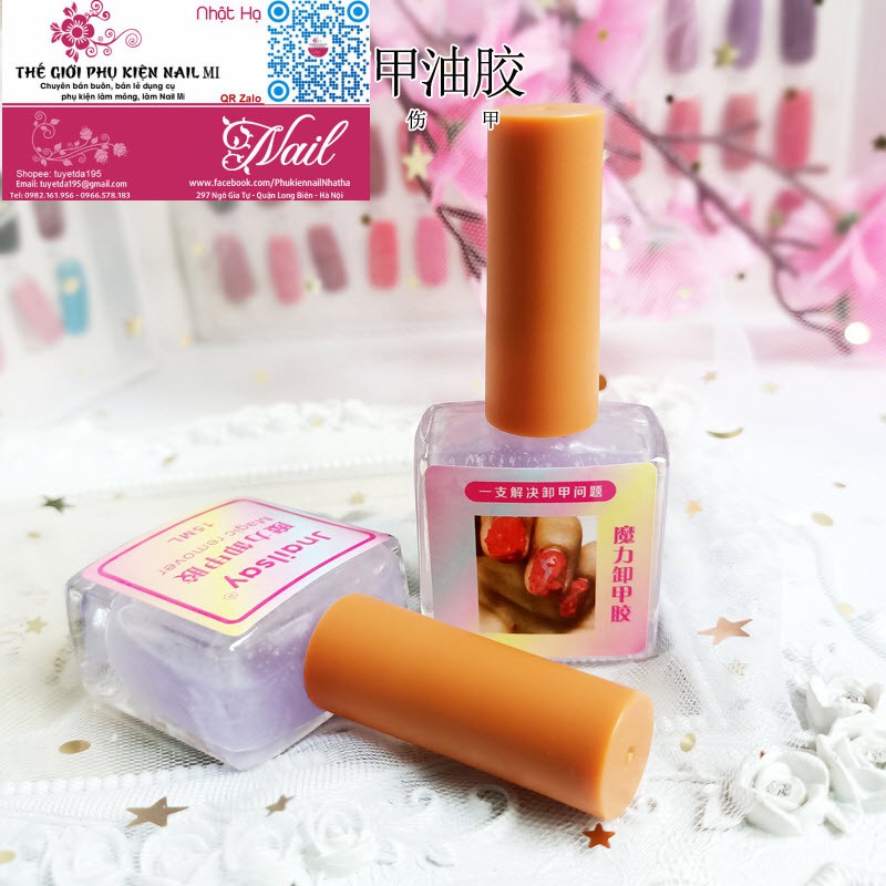 Nước Phá Gel, Tháo Sơn Gel JnailSay Tháo Nhanh Rất Hữu Dụng Với Thợ Làm Nail