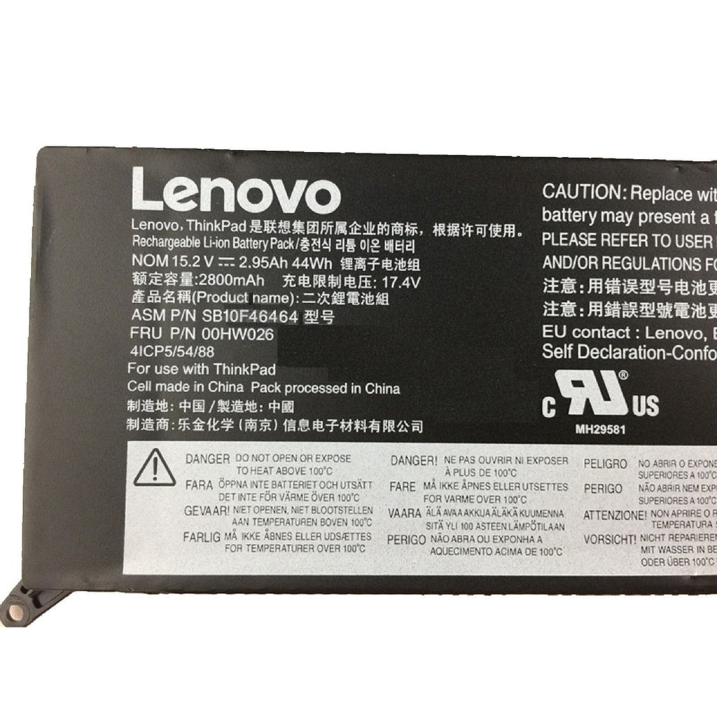 Pin Laptop Lenovo YOGA260,YOGA 260(SB10K97589)