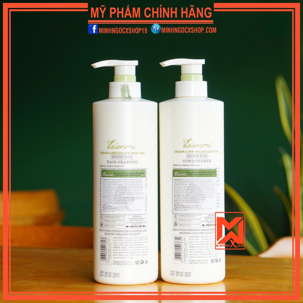 ✅ DẦU GỘI XẢ CHỐNG RỤNG KÍCH MỌC BIOTIN PLUS 800ML CHÍNH HÃNG