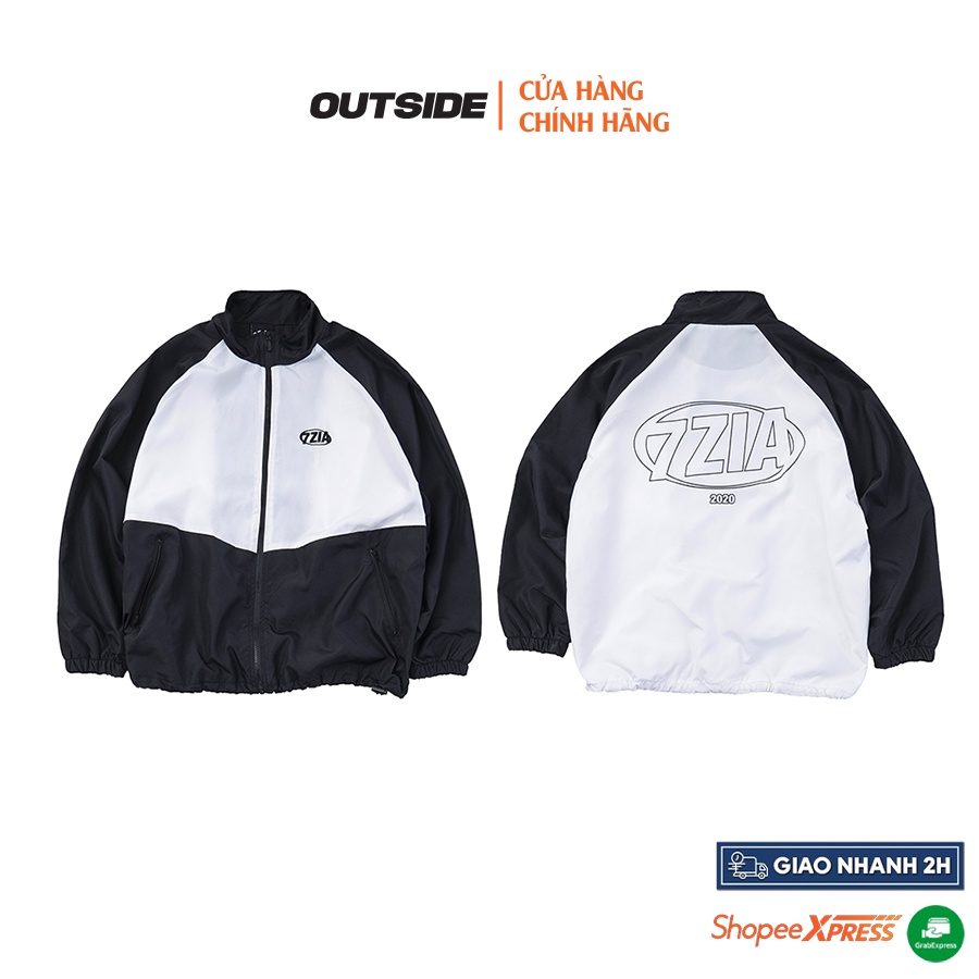 Áo khoác dù jacket bombers 7ZIA TMS, áo khoác gió nam nữ unisex vải dù thoáng mát style ulzzang