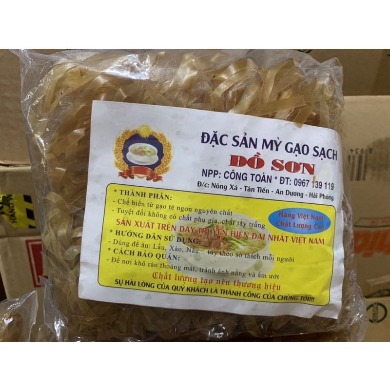 Mỳ gạo sạch, bánh đa đỏ