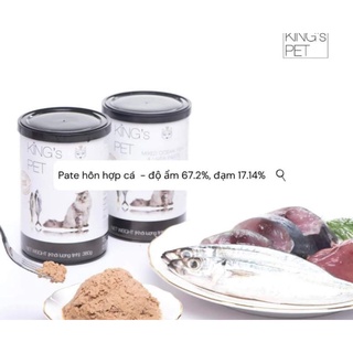 [CHÍNH HÃNG] COMBO 10 Pate King Pet cho Chó Mèo- 4 vị (Cá hồi, HH cá, đùi gà, nước dùng giò heo) - MIU ĐEN PETSHOP