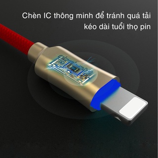 Dây Sạc Dù Đèn LED Bagi Dài 1,0M CB-IL10