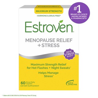 Viên Uống Cân bằng Nội tiết tố Nữ Estroven Menopause Relief + Stress (60 Viên)