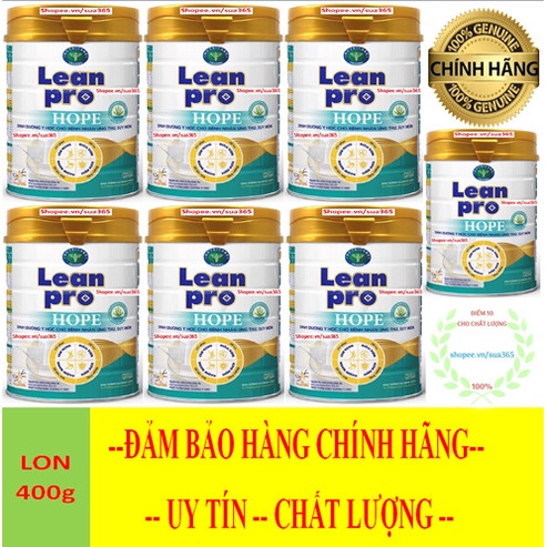 Sữa Lean pro Hope _ ( Đủ Loại: 900g và 400g ) - Dinh Dưỡng Cho Bệnh Ung Thư, Suy Mòn - Date Luôn Mới