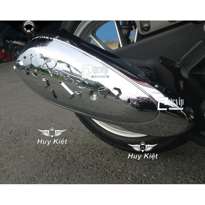 Ốp Pô SH Mode 2020 Xi Inox, Mạ Crom MS3246