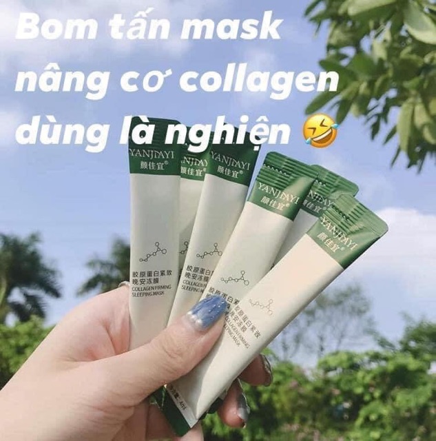 20 gói mặt nạ Thạch Collagen Yanjia