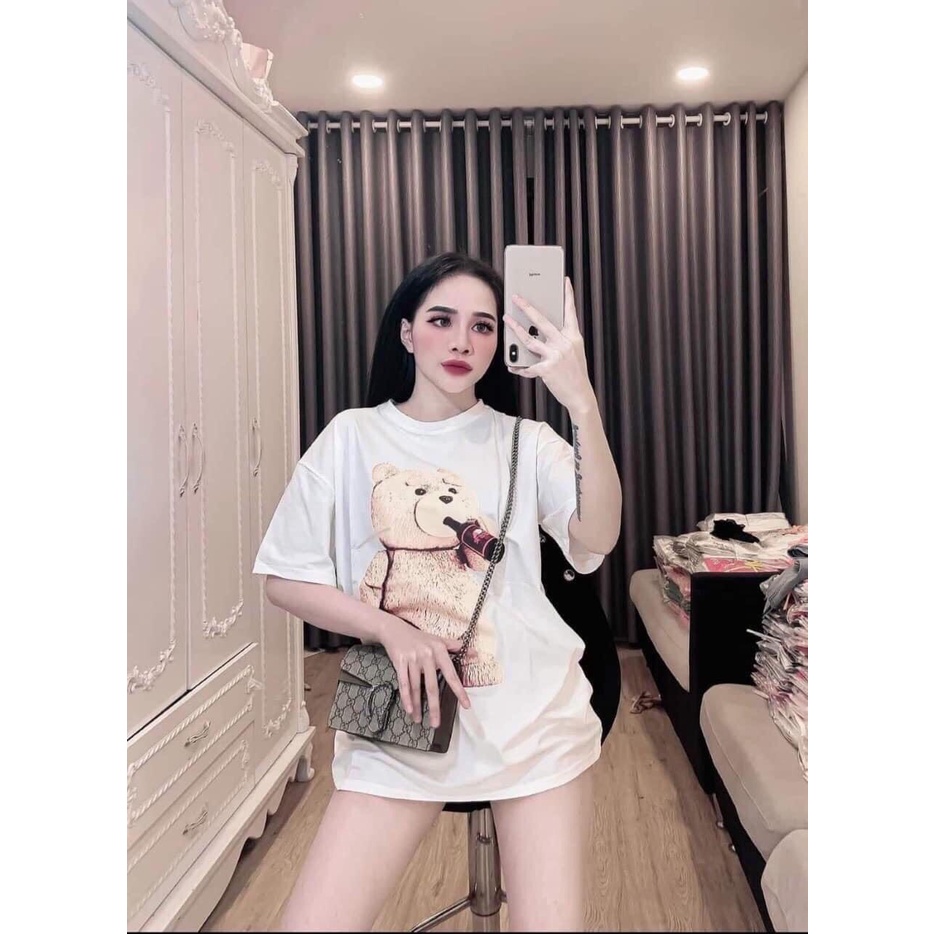 Áo thun nam nữ tay lỡ phom rộng, Free size Unisex dáng suông phong cách đường phố trẻ trung