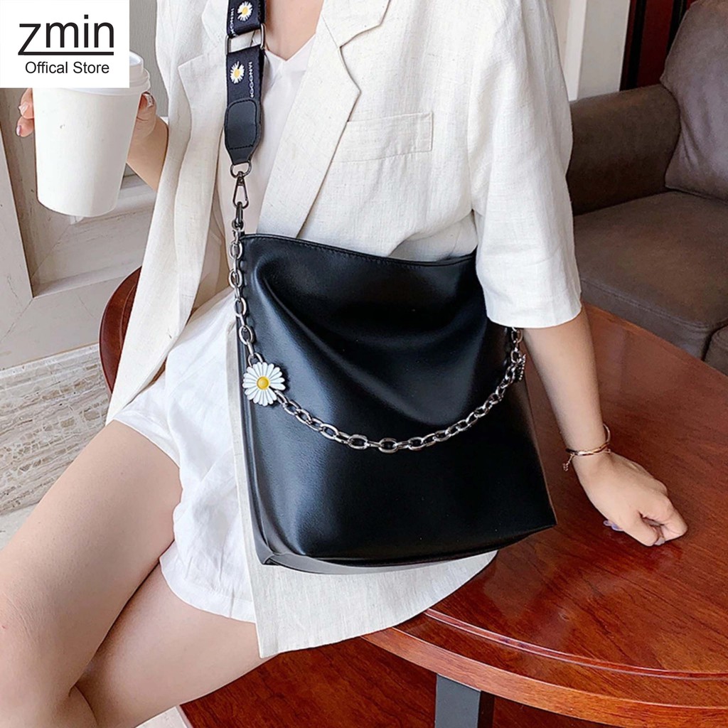 Túi đeo chéo nữ Zmin, chất liệu da mềm cao cấp-T022